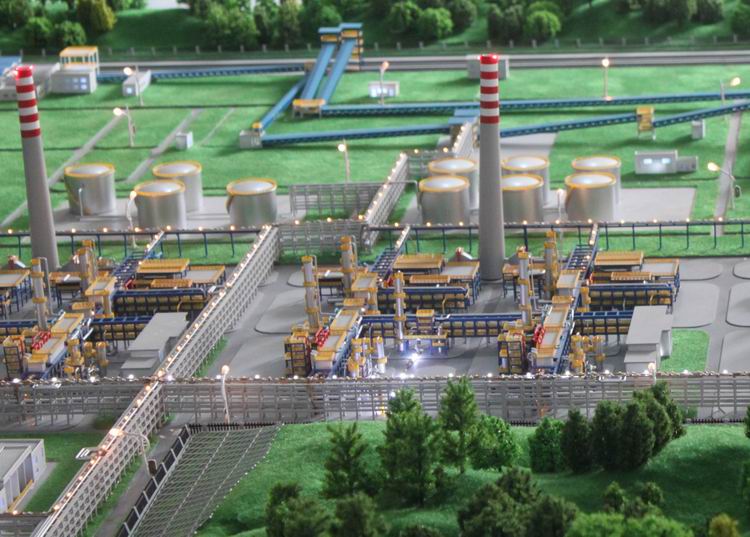 巧家县石化区模型